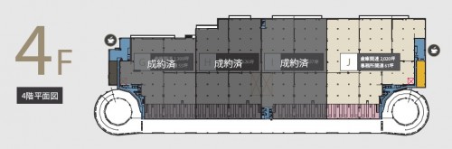 ロジスクエアふじみ野A　4階J区画 (2,079坪)