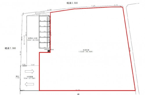 【神奈川県横浜市瀬谷区】横浜市瀬谷区下瀬谷1丁目476坪貸地